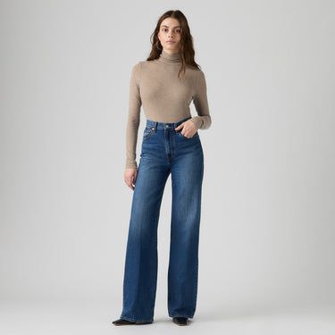 JEANS FEMME RIBCAGE WIDE LEG DENIM DENIM