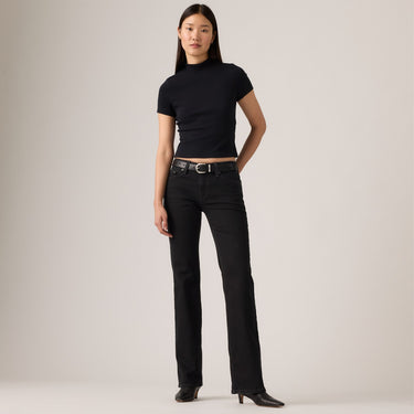 JEANS FEMME SUPERLOW BOOT NOIR NOIR
