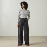 JEANS FEMME XL STRAIGHT NOIR NOIR