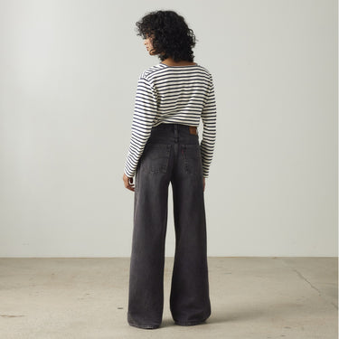 JEANS FEMME XL STRAIGHT NOIR NOIR