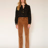 JEANS FEMME THE JAGGER VELVET CAMEL CAMEL