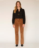 JEANS FEMME THE JAGGER VELVET CAMEL CAMEL