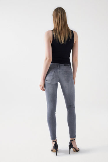 JEANS FEMME GRIS GRIS