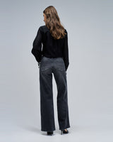 JEANS FEMME LOW RISE NOIR NOIR