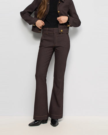 JEANS FEMME SECRET MARRON MARRON