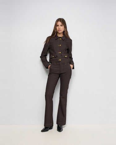 JEANS FEMME SECRET MARRON MARRON