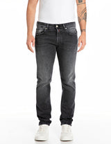 JEANS HOMME GROOVER STRAIGHT FIT NOIR DELAVE NOIR DELAVE