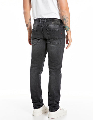 JEANS HOMME GROOVER STRAIGHT FIT NOIR DELAVE NOIR DELAVE
