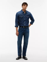 JEANS HOMME RYAN SLIM STRAIGHT D DENIM DARK DENIM DARK