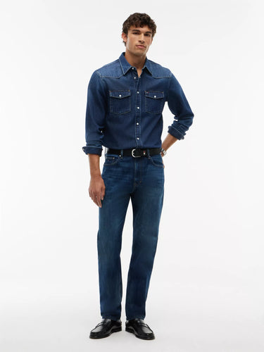 JEANS HOMME RYAN SLIM STRAIGHT D DENIM DARK DENIM DARK