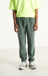 JOGGING HOMME DROIT VERT FONCE VERT FONCE