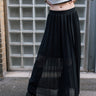 JUPE FEMME JIWEL MESH NOIR NOIR