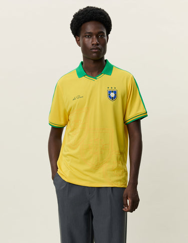 MAILLOTS DE FOOTBALL HOMME BRAZIL JAUNE JAUNE