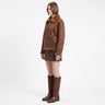 Manteau Artlove Evona aviateur marron