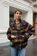 MANTEAU FEMME MAEME CHECKS ORIGINAL ORIGINAL