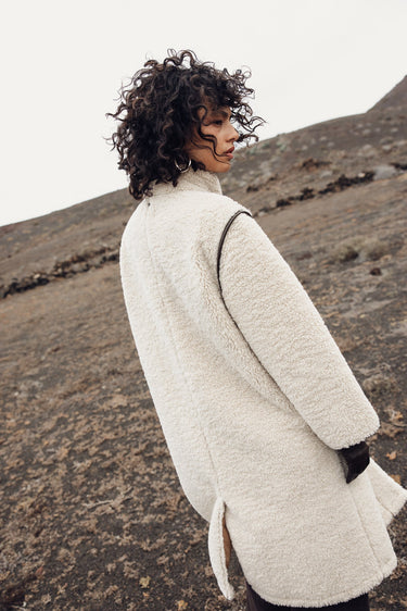 MANTEAU FEMME MURFFY FUR ECRU ECRU