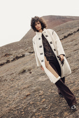 MANTEAU FEMME MURFFY FUR ECRU ECRU