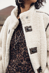 MANTEAU FEMME MURFFY FUR ECRU ECRU