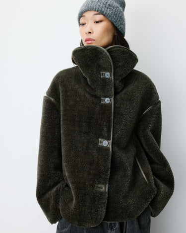 MANTEAU FEMME AMELIO KAKI KAKI