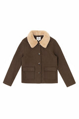 MANTEAU FEMME NATTIE MARRON MARRON