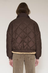 Blouson MKT Studio Mahau réversible sherpa beige – vue 4