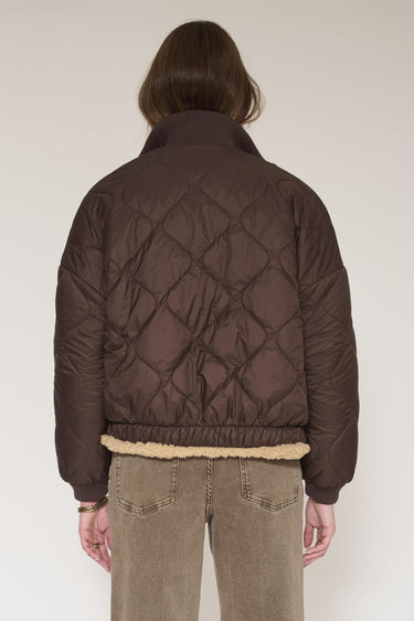 Blouson MKT Studio Mahau réversible sherpa beige – vue 4