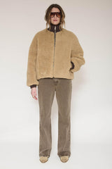Blouson MKT Studio Mahau réversible sherpa beige – vue 5