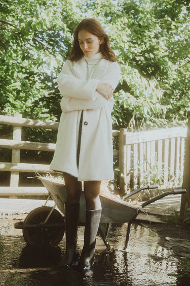 MANTEAU FEMME MI-LONG NATUREL NATUREL