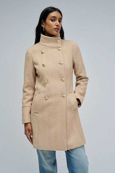 MANTEAU FEMME BEIGE BEIGE