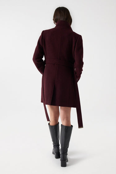 MANTEAU FEMME BORDEAUX BORDEAUX