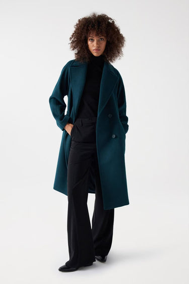 MANTEAU FEMME VERT FONCE VERT FONCE