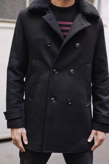 MANTEAU HOMME DARIL NOIR NOIR