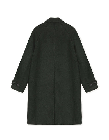 MANTEAU HOMME SOLID WOOL VERT VERT