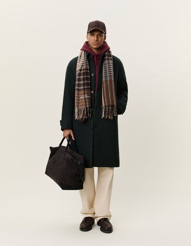 MANTEAU HOMME SOLID WOOL VERT VERT