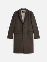 MANTEAU HOMME CLASSIC WOOL MARRON MARRON