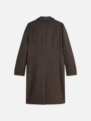 MANTEAU HOMME CLASSIC WOOL MARRON MARRON