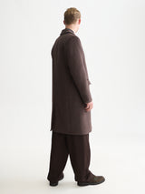 MANTEAU HOMME CLASSIC WOOL MARRON MARRON