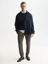 MANTEAU HOMME WOOL MARINE MARINE