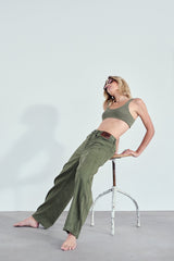 PANTALON FEMME ATHENA SOFTY KHAKI KHAKI