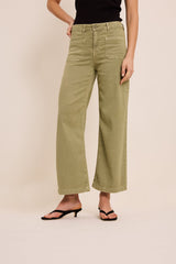 PANTALON FEMME LUCIA KAKI KAKI