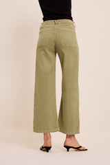 PANTALON FEMME LUCIA KAKI KAKI