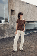 PANTALON FEMME AGATHA VELUTO OVERCAST OVERCAST