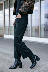 PANTALON FEMME ALICE CASCADA NOIR NOIR