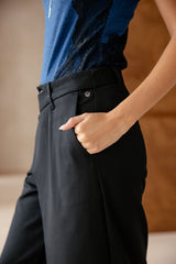 PANTALON FEMME CASSIE EVENOS NOIR NOIR