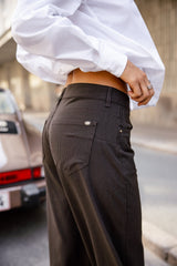PANTALON FEMME MILEY OFFICIO MARRON MARRON