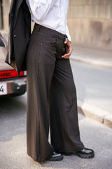 PANTALON FEMME MILEY OFFICIO MARRON MARRON