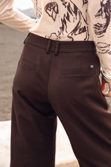PANTALON FEMME NICKIE DUST MARRON MARRON