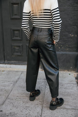 PANTALON FEMME ROSALIA BIKER NOIR NOIR
