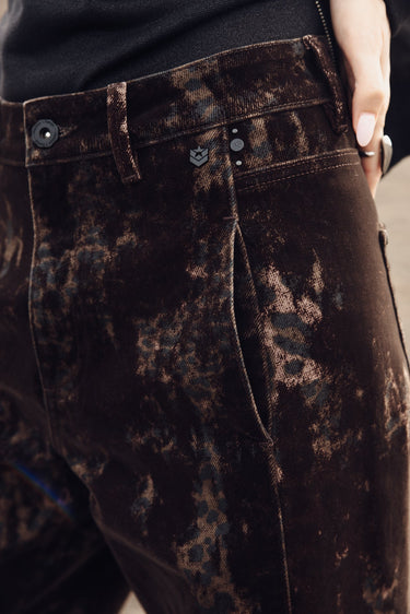 PANTALON FEMME ROSALIA CRAPS MARRON MARRON