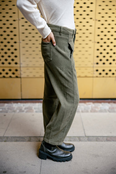PANTALON FEMME ROSALIA VELUTO FOREST NIGHT FOREST NIGHT
